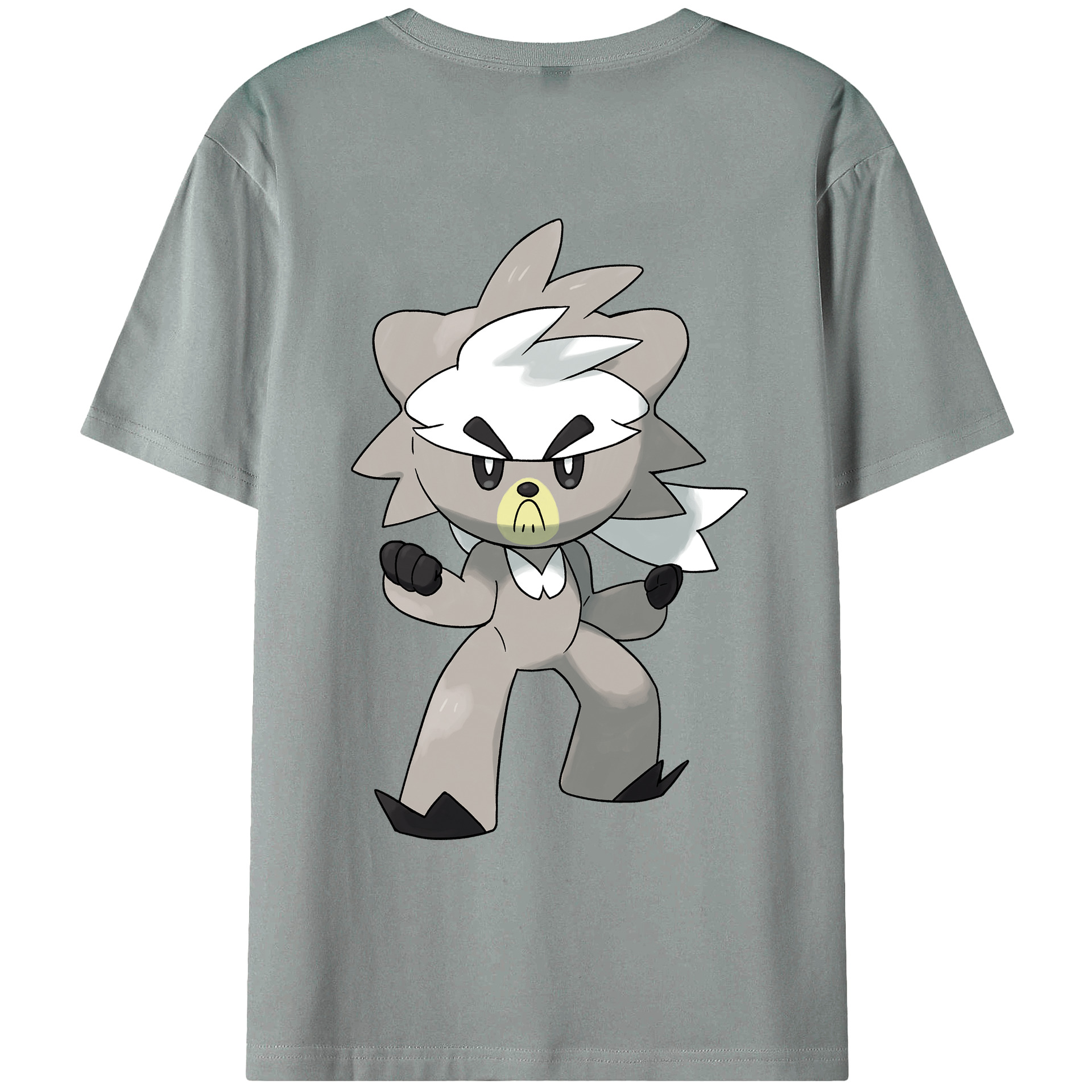 （画像用） ポケットモンスター Pokémon 綿100％ メンズ半袖Tシャツ（バックプリント） 通気性